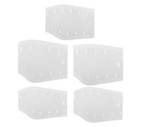 Kit De Mapeo De Cejas | Guía Moldeadora Transparente | 5 Piezas Sello de Dibujo para Maquillaje Permanente,Para Mujeres Hombres Novias Diario Hogar Viaje Maquillaje Aseo Salón Fiesta Boda Sesión De Fo