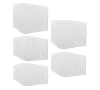 Kit De Mapeo De Cejas | Guía Moldeadora Transparente,Kit Con 5 Reglas De Posicionamiento Y Forma Para Cejas - Para Maquillaje Diario Fiesta Boda Cumpleaños Mujeres Hombres