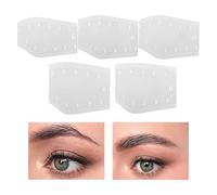 Kit De Mapeo De Cejas - Guía Reutilizable,5 Piezas Sello de Dibujo para Maquillaje Permanente | Para Maquillaje Diario Fiesta Boda Cumpleaños Mujeres Hombres