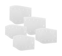 Kit De Mapeo De Cejas - Plantilla Reutilizable Transparente Para Delineado,5 Piezas Sello de Dibujo para Maquillaje Permanente - para Mujeres Hombres Maquillaje Aseo Diario Hogar Viaje Boda Fiesta Vac