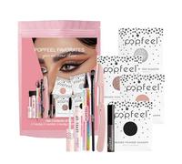 Kit de maquillaje colorido, kit de maquillaje para mujeres | Juego de maquillaje a prueba de manchas para mujeres - Cosméticos portátiles para principiantes para viajes de vacaciones de citas para bod