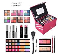 Kit de maquillaje completo,Juegos de maquillaje para mujer Kit completo | Kit de maquillaje profesional | Set de cosméticos Full Start para principiantes y profesionales, incluye cosméticos y herramie