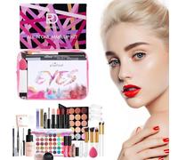 Kit de maquillaje completo, kit de maquillaje para mujer Kit completo,Set de maquillaje para mujer 29 piezas - Kit maquillaje profesional, kit de maquillaje portátil Set cosméticos Kit de maquillaje