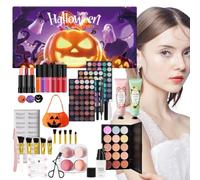 Kit de Maquillaje de Halloween Cejas en Polvo Crema Máscara de Pestañas