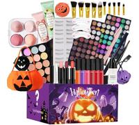 Kit de Maquillaje de Halloween Polvos compactos crema de cejas rímel rímel