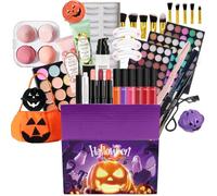 Kit de Maquillaje de Halloween Polvos compactos crema de cejas rímel rímel