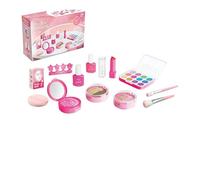 Kit De Maquillaje De Simulación para Niñas - Juego De Juguetes Cosméticos Falsos De 15 Piezas, Juego Imaginativo | Juegos De MaquillajeSeguros para Niños De 3 A 5 Años, Juegos De rol, Disfraces Diver