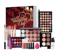 Kit De Maquillaje Facial Para San Valentín | Solución para Piel Sensible | Cosméticos De San Valentín Con Lápiz De Cejas Y Labial - para Novia Amigas Hermanas Esposa Principiantes Citas y Viaje