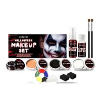 Kit de Maquillaje Halloween 13 Piezas para Efectos Especiales de Terror