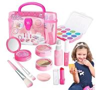 Kit de maquillaje - Juego de maquillaje cosmético real, juego de maquillaje para niños, kit de maquillaje para niños, juego completo de vanidad y accesorios, Princess Christmas Toys for Imaginative