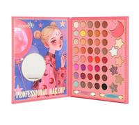 Kit de Maquillaje Niñas, 48 Colores Set de Maquillaje para Niña con Espejo, Juego de Maquillaje Infantil Lavable, Set de Maquillaje Seguro y No Tóxico para Cumpleaños Fiesta