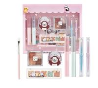 Kit de Maquillaje | Paleta De Sombras De Ojos De Larga Duración Y Lápiz Labial | Kit Completo de Maquillaje - Para Chicas Adolescentes Principiantes Regalo De Cumpleaños Navidad Día De La Madre Y