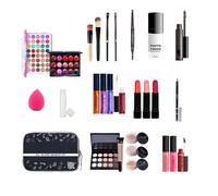 Kit de maquillaje para mujer Kit completo, kit de maquillaje profesional | Set de viaje de 27 piezas de para mujeres | Juegos de multiusos con de cosméticos para mujeres y niñas