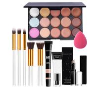 Kit de maquillaje para mujeres, kit completo de maquillaje, kit de maquillaje profesional, set de cosméticos para la cara, paleta de maquillaje, paleta de ojos, set de brochas de maquillaje, set de