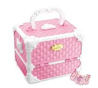 Kit de maquillaje para niñas - Juego de disfraces de princesas | Maquillaje Vanities Toys, juegos de cosméticos falsos con estuche de almacenamiento para niñas pequeñas