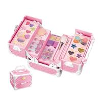 Kit de maquillaje para niños - Juguetes de maquillaje para niñas | Kit de inicio de maquillaje | Kits de cosméticos para niños, Princess Dress Up Kit para niñas pequeñas, kit de maquillaje pretend