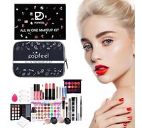 Kit de maquillaje para principiantes, juego de maquillaje completo para el rostro - para el maquillaje de viaje 27 piezas/juego, paquete de maquillaje profesional Kit de maquillaje, kit completo de