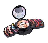 Kit de maquillaje para principiantes, kit de maquillaje completo, 110 colores profesional para mujeres, Pundimiento de de color natural incluye sombrero de s Glitter Lipstick Cor
