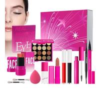 Kit De Maquillaje Para Principiantes - Pincel De Sombra De Ojos Resistente Al Sudor,Juego De Maquillaje Para Mujeres,Para Niñas Y Adultos Cumpleaños Halloween Juguete Para Juego De Rol De