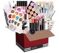 Kit de Maquillaje Profesional Completo, MKNZOME 36 piezas Set de Maquillaje Mujer con Estuches de Maquillaje Portátil Paletas de Sombras de Ojos Fundación barra de labios para Mujeres Niñas