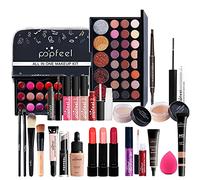Kit de Maquillaje Profesional Completo, MKNZOME Set de Maquillaje Mujer Estuches de Maquillaje Portátil Paletas de Sombras de Ojos Fundación barra de labios para Mujeres Niñas