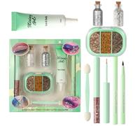 Kit De Maquillaje,Sombra De Ojos Larga Brillo - Sombra De Ojos Brillante Bajo Los Ojos - Para Principiantes, Chicas, , Viajes, Vacaciones, Cumpleaños, Fechado, Boda, Bar Y Actuación