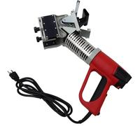 Kit de máquina de bandas de bordes con control de temperatura, incluye recortadora y cortador para aplicaciones de carpintería curvas y rectas