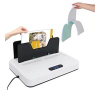 Kit de máquina de encuadernación térmica, sin tiempo de precalentamiento, espesor de encuadernación de 0,04 a 2,36 pulgadas, encuadernadora térmica eléctrica for tamaño A4,