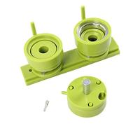 Kit de máquina de molde de botón redondo, piezas de prensa de pines, 44 mm, verde, A-44MM-1
