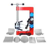 Kit de máquina de reparación de neumáticos, esparcidor de neumáticos, vulcanizador de neumáticos automático con 6 moldes de 150-180 ℃, equipo de garaje, kit de herramientas de reparación de neumáticos