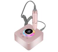 Kit de Máquina de Taladro de Uñas Eléctrico de Escritorio, Taladro de Uñas Inalámbrico Recargable de 45000 Rpm con Ajuste de Velocidad, Para Manicura y Pedicura en Casa O Salón, Herramientas P golden
