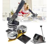 Kit De Máquina Para Hacer Imanes Cuadrados De Refrigerador De 50 X 50 Mm, Prensa Para Calcomanías De Fotos, Máquina Para Hacer Imanes, Con Cortador De Papel, 100 Piezas De Materiales.