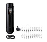 Kit De Máquina Pluma Inalámbrica Con Pantalla AI For Tatuaje, Juego Cartuchos Suministros Motor Sin Escobillas Profesional Accionamiento De PrecisióN
