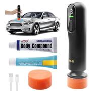 Kit de máquina pulidora de coche, máquina pulidora de reparación de arañazos para coche, máquina pulidora inalámbrica recargable portátil para el cuidado del coche encerado, arañazos de coche