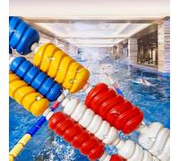 Kit de marcado de carril de piscina, juego de flotador de cuerda de seguridad para una flotabilidad eficaz de la piscina, marcadores de agua duraderos para una mejor experiencia de natación y