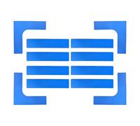 Kit de marcadores de línea de cancha - Marcadores de lanzamiento de límites de cancha de pickleball al aire libre - Resistente al viento, accesorios portátiles para entrenamiento de bádminton, tenis