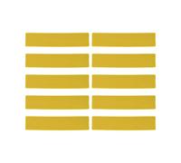 Kit de marcadores para líneas de cancha, conjunto de marcadores para puntos de tenis para pistas de pickleball, baloncesto y tenis, líneas de marcado multipropósito de PVC brillant (Amarilla)