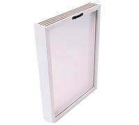 Kit de marco de fotos familiar con diseño de cuatro capas, marco de madera de densidad para arte creativo, recuerdo, decoración del hogar, exhibición de memoria, 11.4 x 8.6 pulgadas, para todas las