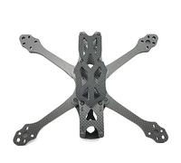 Kit de marco de palillo de dientes flexible de fibra de carbono ligero para modelos de vuelo FPV FPV