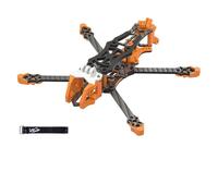 Kit de marco for dron FPV de fibra de carbono EVA de 4 pulgadas, ultraligero, 72 g, compatible con DJI O3, O4, O4 Pro Vista, 180-186 mm(KIT Q XH)