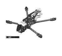 Kit de marco for dron FPV de fibra de carbono EVA de 4 pulgadas, ultraligero, 72 g, compatible con DJI O3, O4, O4 Pro Vista, 180-186 mm(KIT I DC)