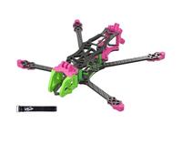 Kit de marco for dron FPV de fibra de carbono EVA de 4 pulgadas, ultraligero, 72 g, compatible con DJI O3, O4, O4 Pro Vista, 180-186 mm(KIT B DC)