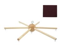 Kit de marco móvil genérico - Natural Wooden Mobile Frame | Crib Hanger Frame For Bed Bell Wind Chimes, Bedroom Ceiling Mobiles Toy Decoration Gift, b, Se référer au descriptif