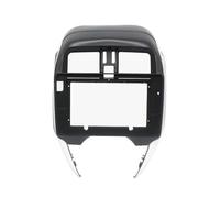 Kit de marco para panel de radio de coche compatible con NISSAN Micra March Versa Note Livina Almera Latio Sunny Juke Consola central del coche Panel(Only fascia 9 inch)