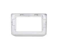 Kit De Marco para Radio De Coche, Instalación De Estéreo, Cubierta De Panel Frontal, Bisel 2 DIN para Skoda para Fabia 2007-2014 Marco Radio de Coche(Plata,9 Inch)