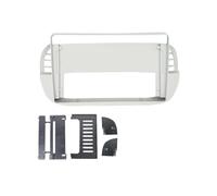 Kit De Marco para Radio Estéreo Android Multimedia 9 Pulgadas para FIAT 500 2007-2015 No 2DIN(Blanco,Frame)
