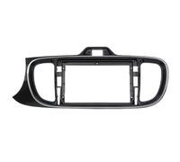 Kit De Marco Y Soporte Consola Central Panel Tablero Estéreo 9 Pulgadas Radio Coche para Kia para PEGAS para SOLUTO 2018 2019 POMPOMPUR(Fascia)