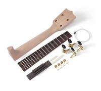 Kit de mástil de ukelele DIY de 21 pulgadas RuiJOTWAT, mango de caja de puros + cuerdas + clavijas de afinación + puente