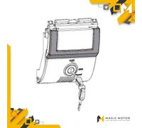 Kit de mecanismo de cierre SHAD grigio titanio Premium SH48 D1B482PMAR