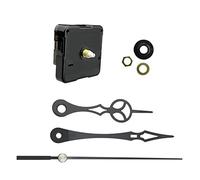 Kit de mecanismo de movimiento de reloj de pared de cuarzo, incluye manecillas que funcionan con pilas, piezas de repuesto de mecanismo de movimiento de cuarzo de repuesto, sin tictac, funciona con